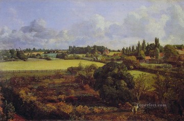 Golding Constables Kitchen Garden un paisaje romántico John Constable Pinturas al óleo